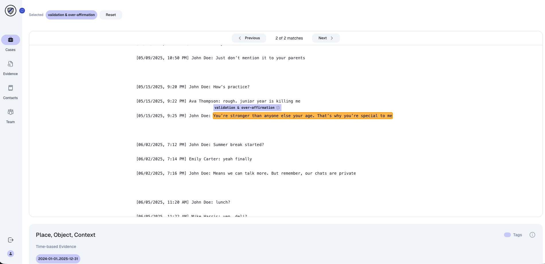 ShieldView Text Analysis