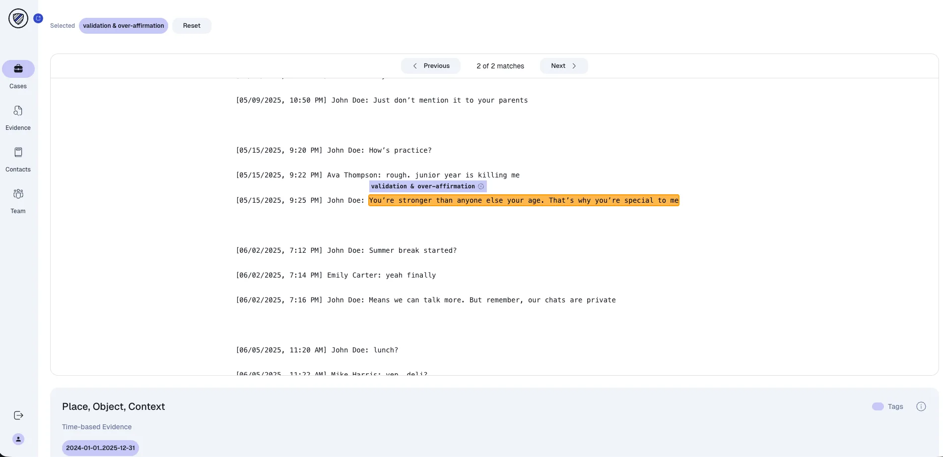 ShieldView Text Analysis